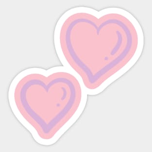 Cute, Hearts, Love, Sweet Sticker